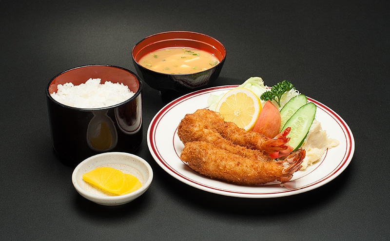 エビフライ定食
